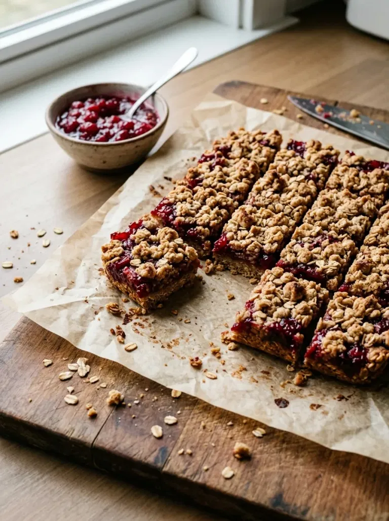 Cranberry Crumble Bars