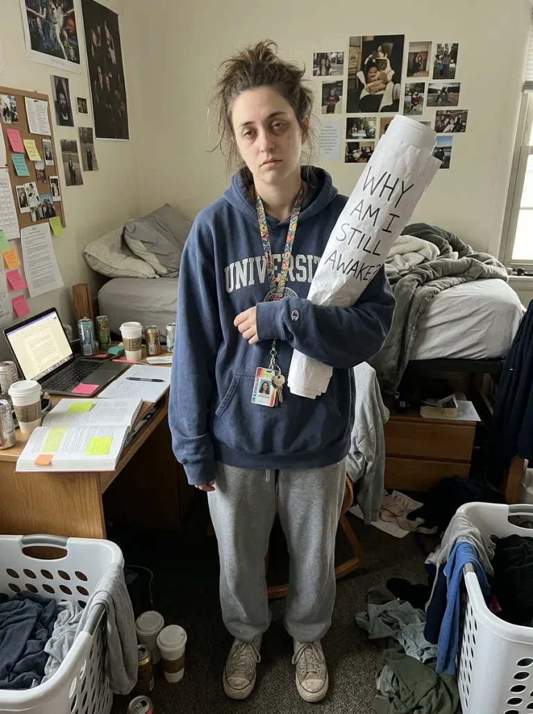 Exhausted Grad Student