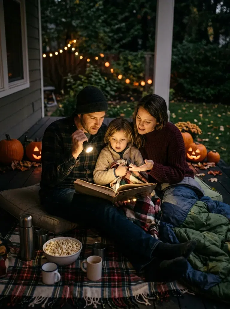 Spooky Story Flashlight Night