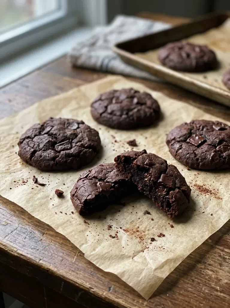 Double Chocolate Pumpkin Cookies