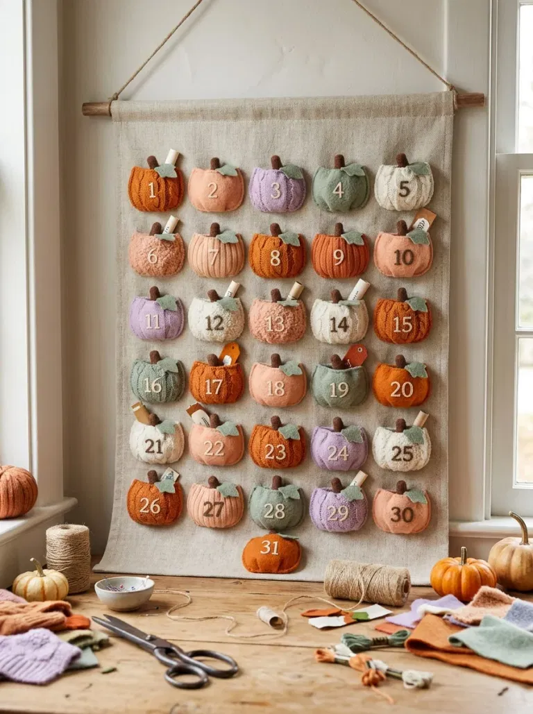 Cozy Sweater Pumpkin Pockets