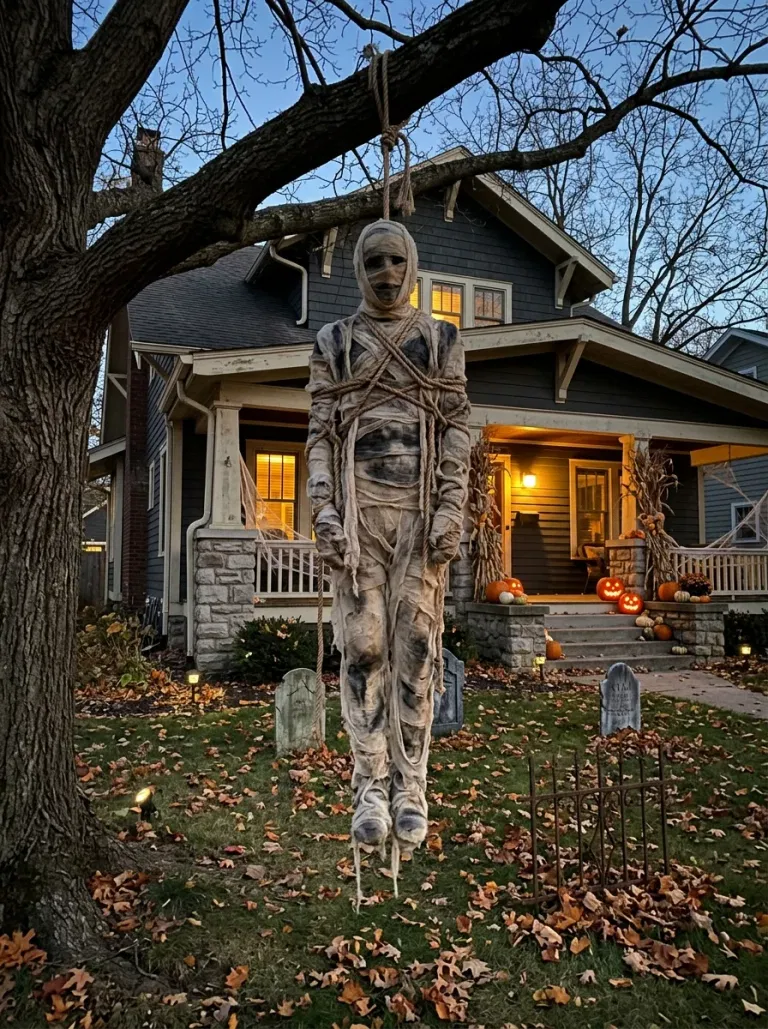 Hanging Mummy Figure