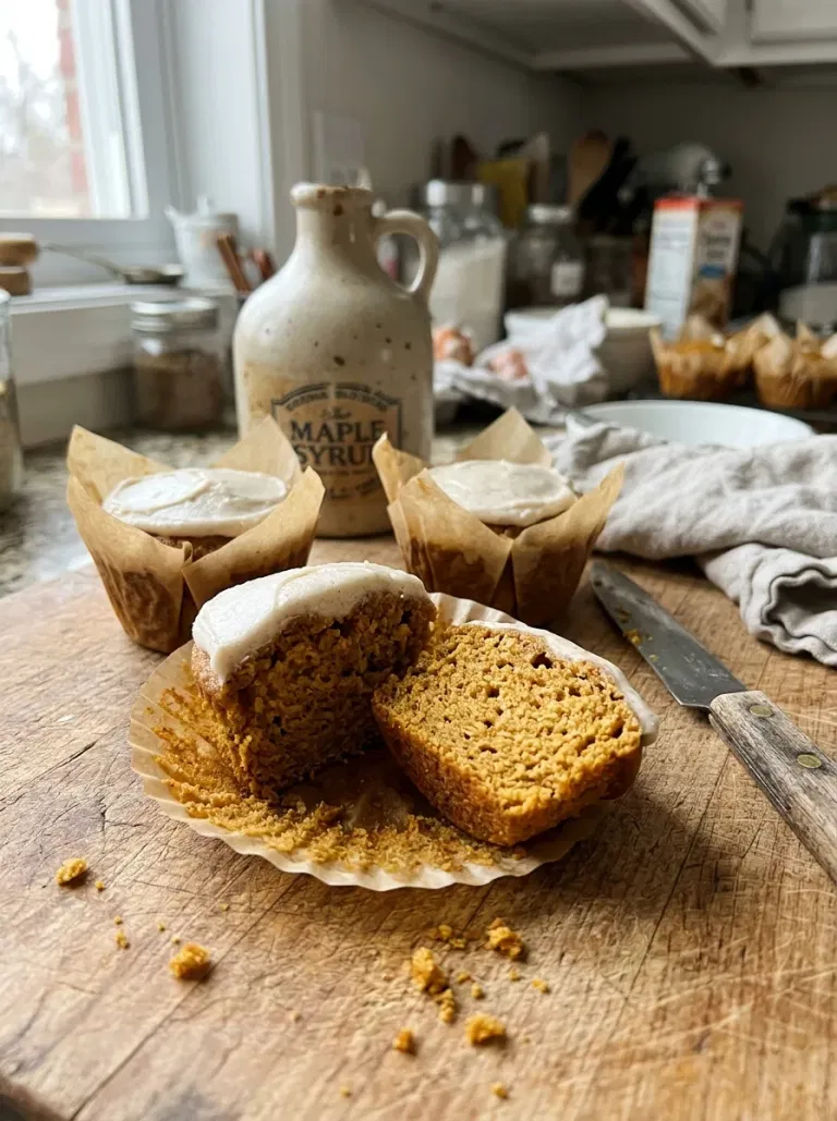 Pumpkin Maple Cupcakes
