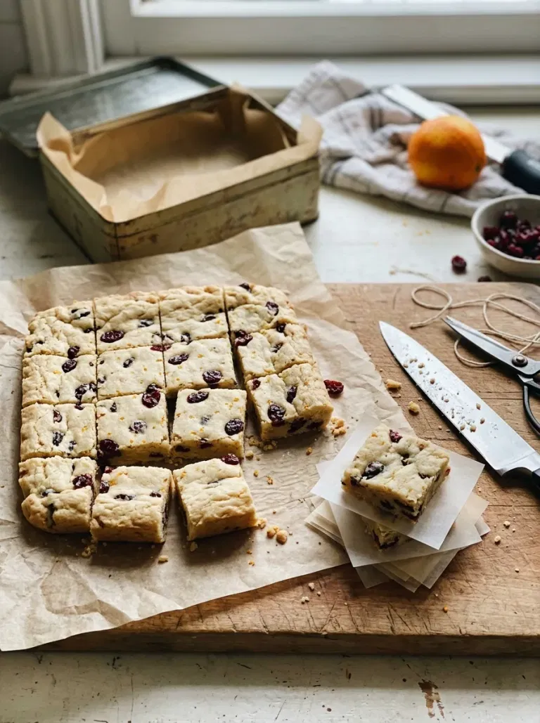 Cranberry Orange Cookie Bars