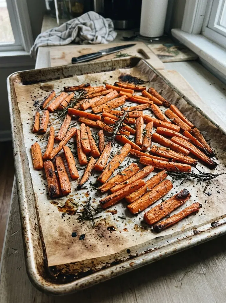 Sheet Pan Rosemary Carrots