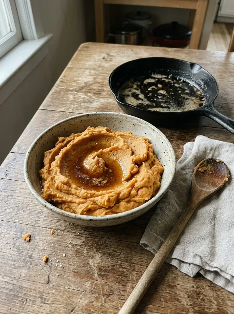 Brown Butter Sweet Potato Mash