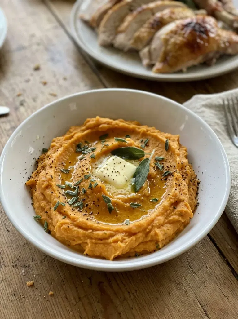 Savory Sage Sweet Potato Mash