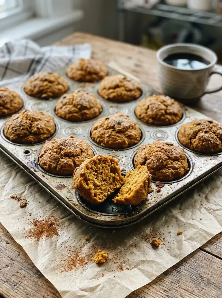 Pumpkin Cinnamon Breakfast Muffins