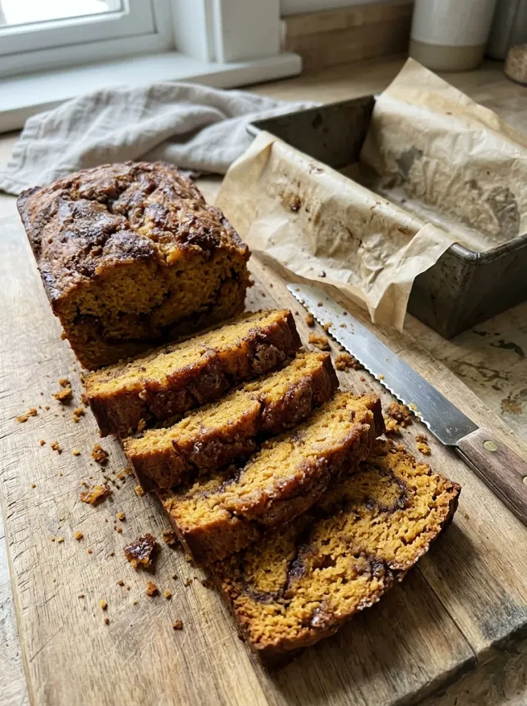 Cinnamon Swirl Sweet Potato Quick Bread