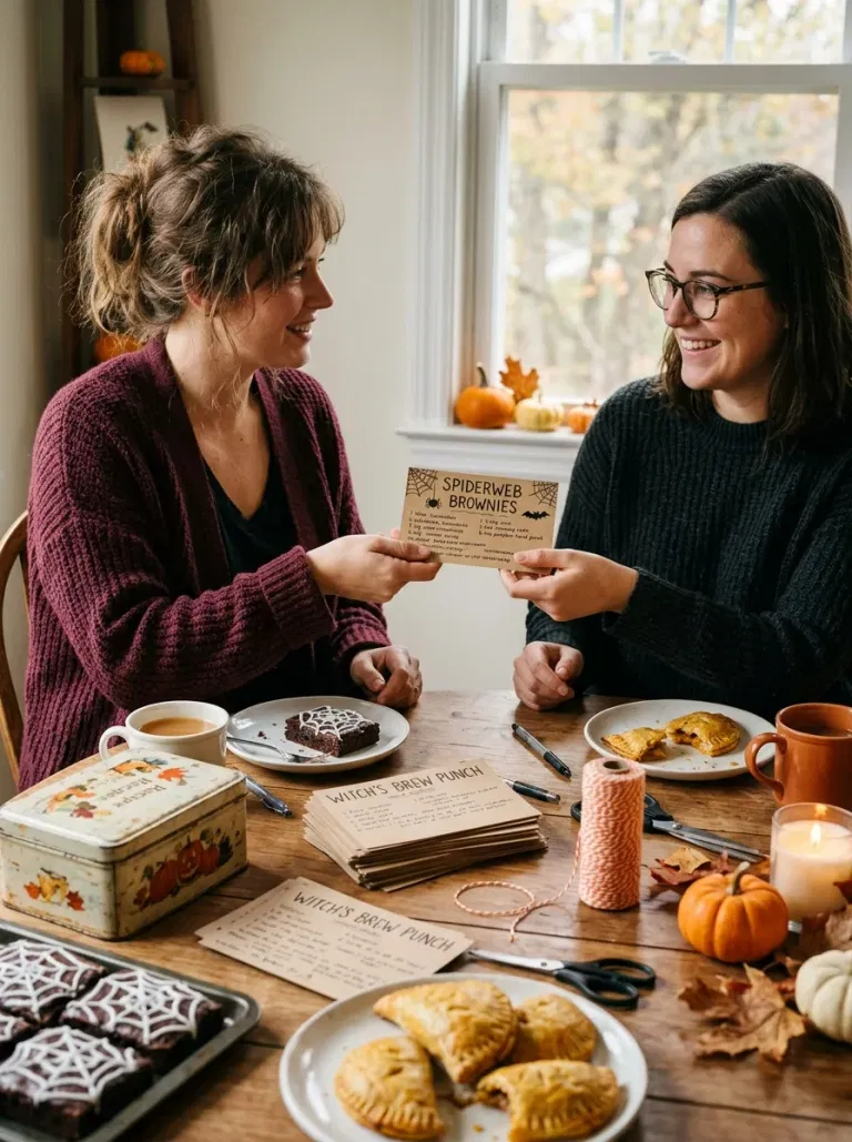Spooky Recipe Card Exchange