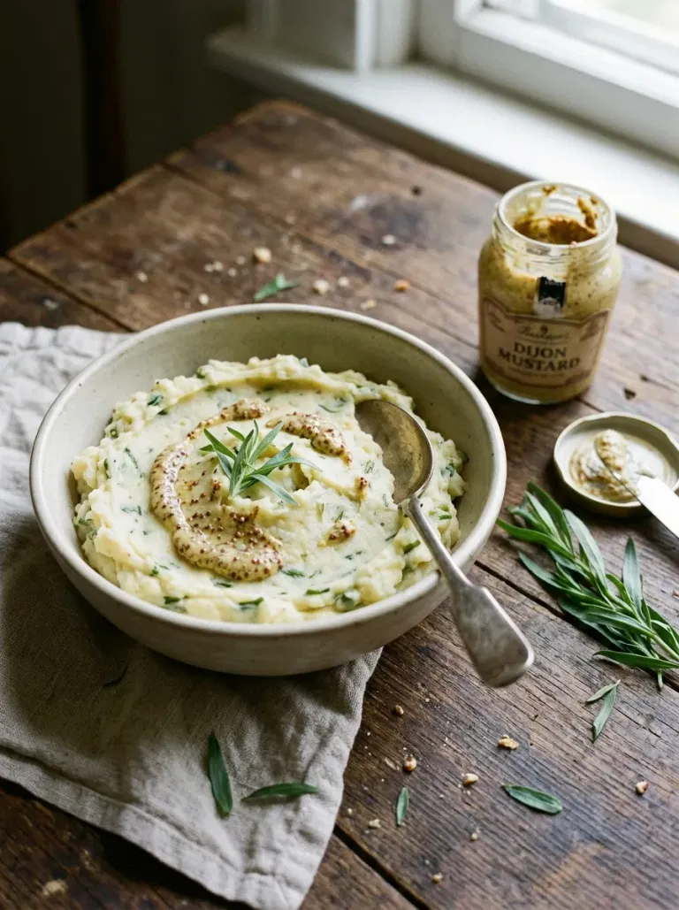 Dijon Tarragon Mashed Potatoes