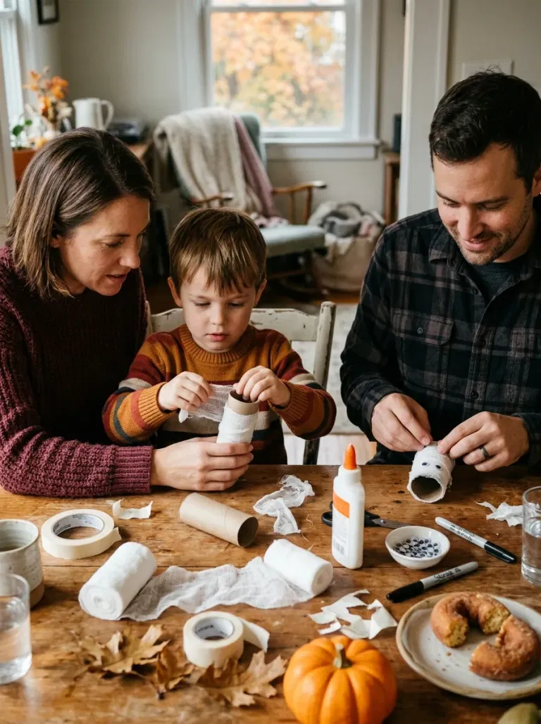 Make-a-Mummy Craft Table