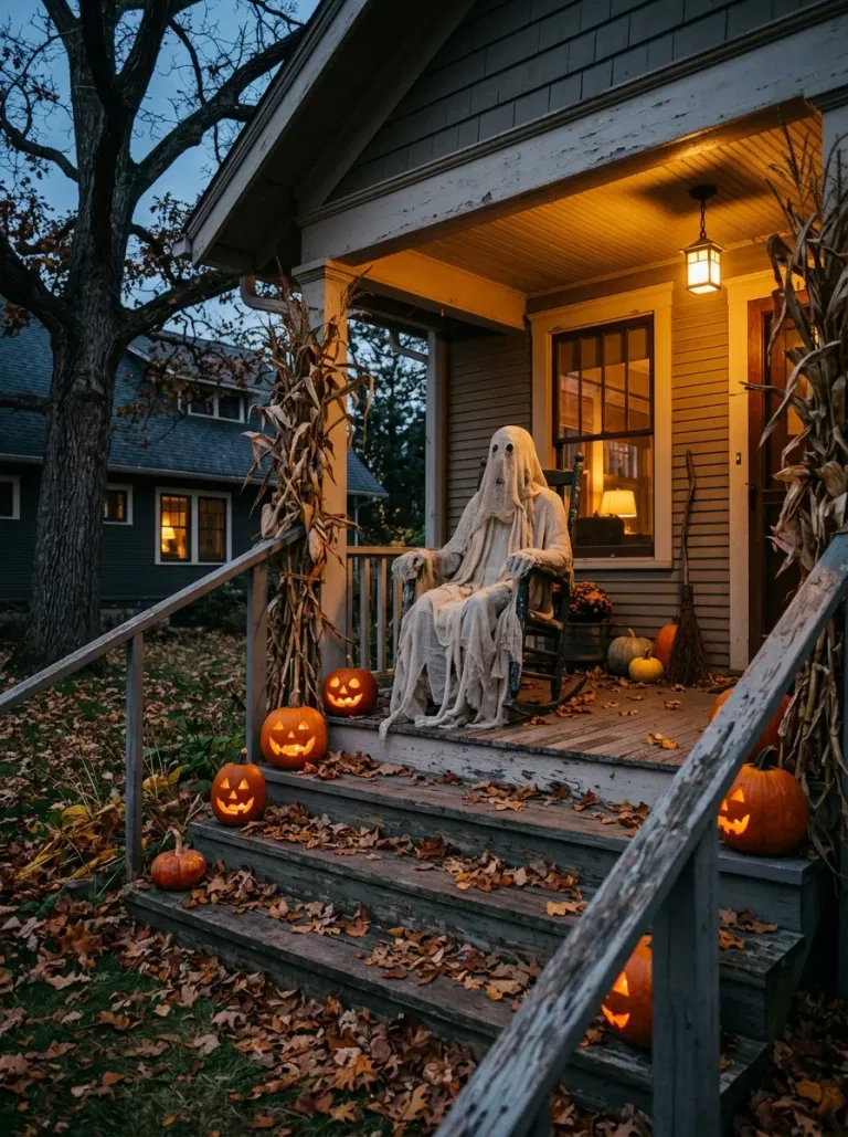 Porch Rocking Chair Ghost