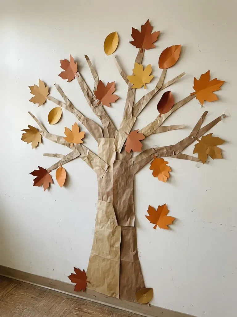 Peel-and-Stick Fall Tree