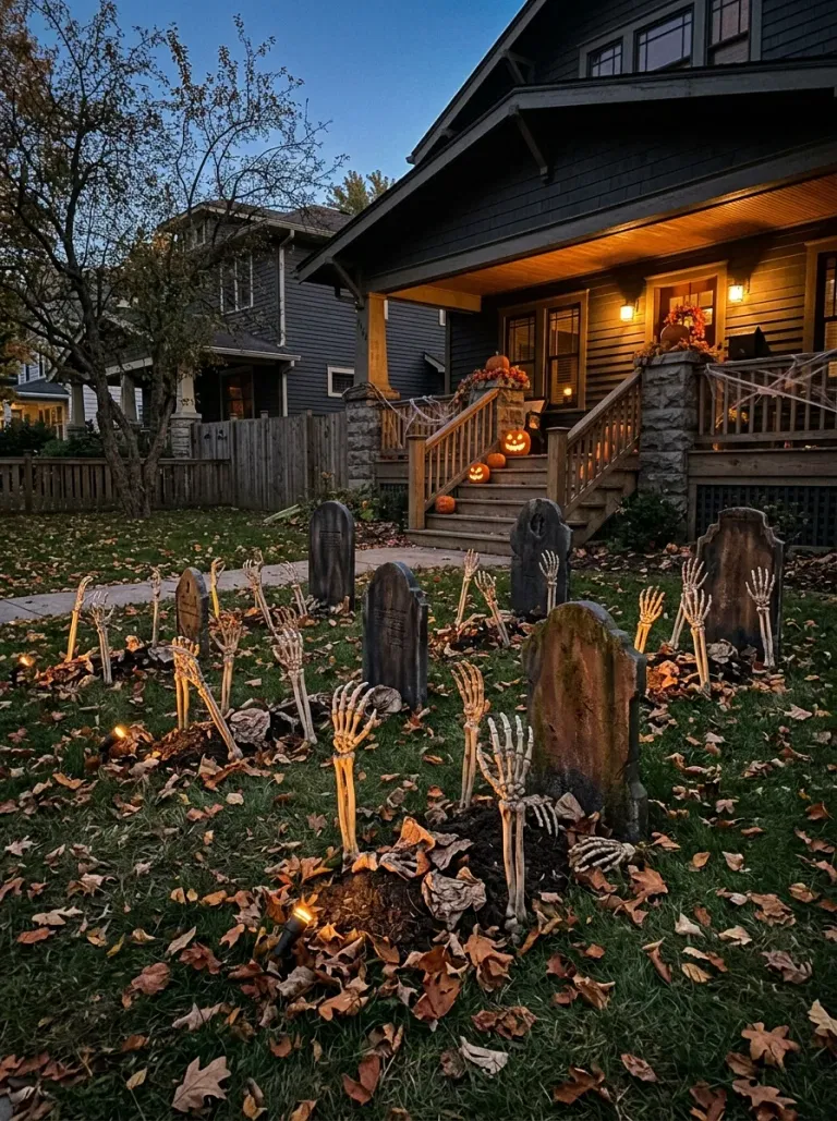 Skeleton Hand Graveyard