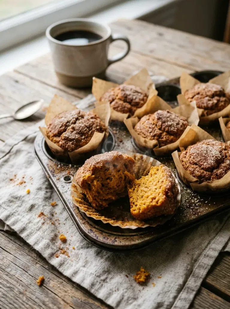 Sweet Potato Cinnamon Muffins