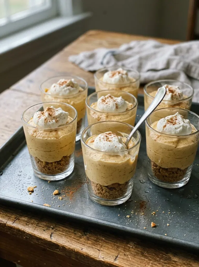 Pumpkin Cheesecake Dessert Cups