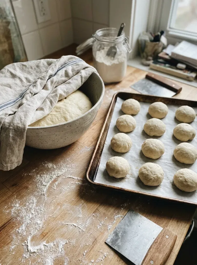 Overnight Dinner Roll Dough