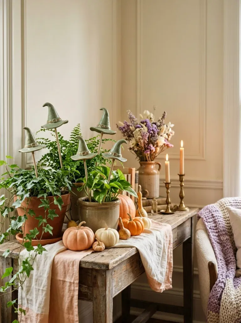 Sage Witch Hat Plant Stakes