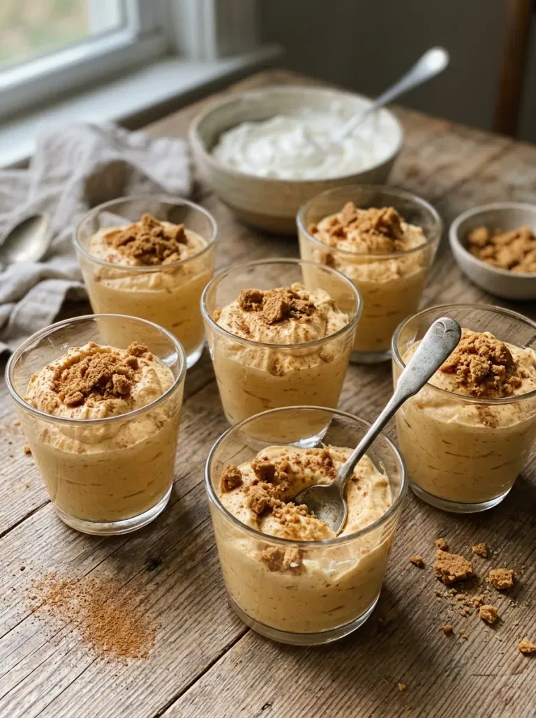 No-Bake Pumpkin Mousse Cups