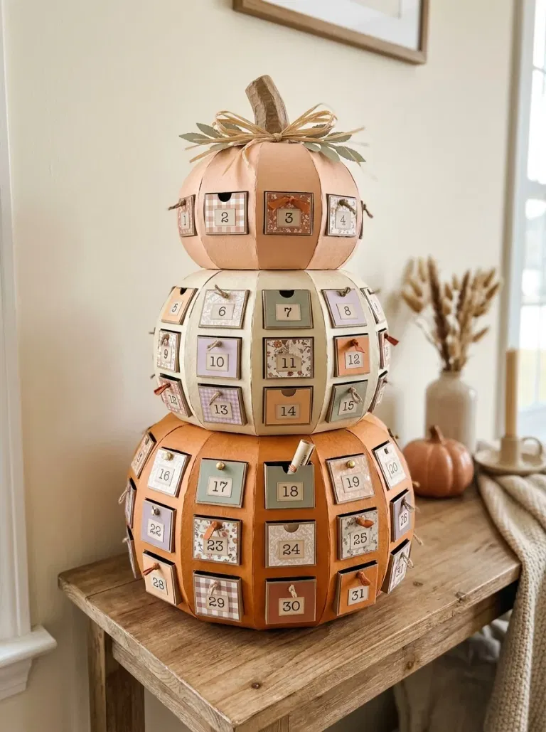 Pastel Pumpkin Drawer Tower