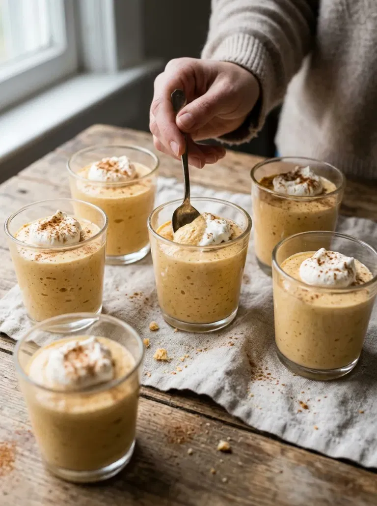 Pumpkin Cheesecake Mousse Cups