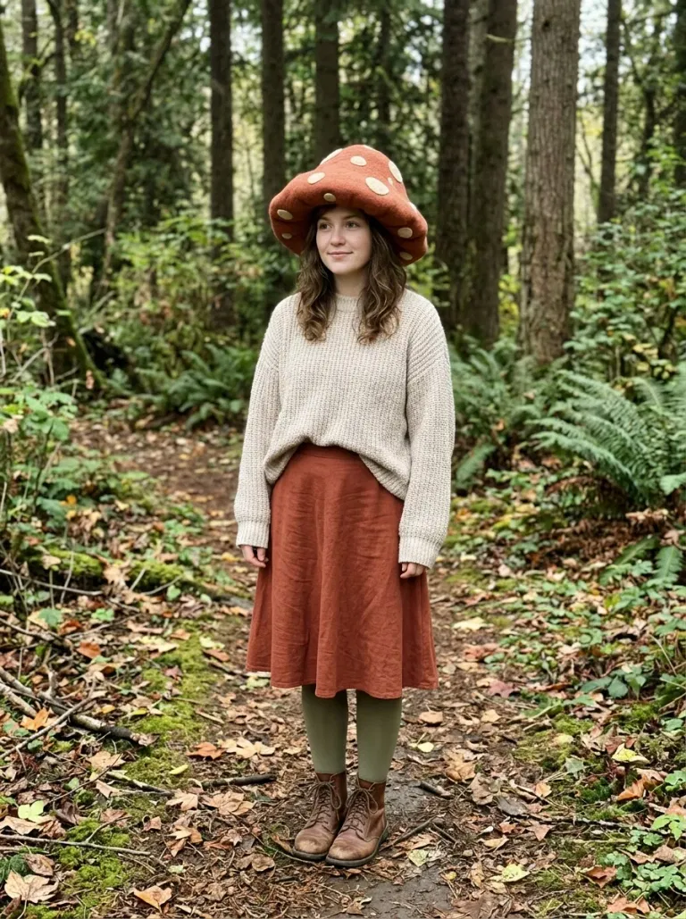 Cottage Mushroom Girl