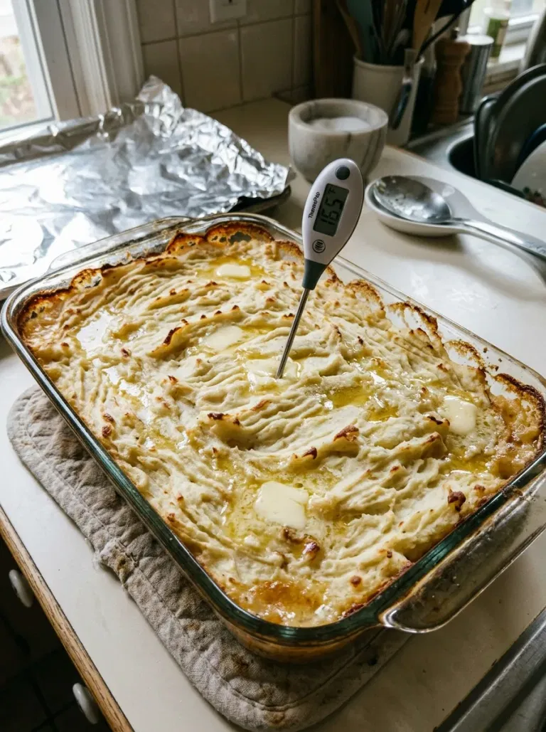 Refrigerator Mashed Potato Casserole