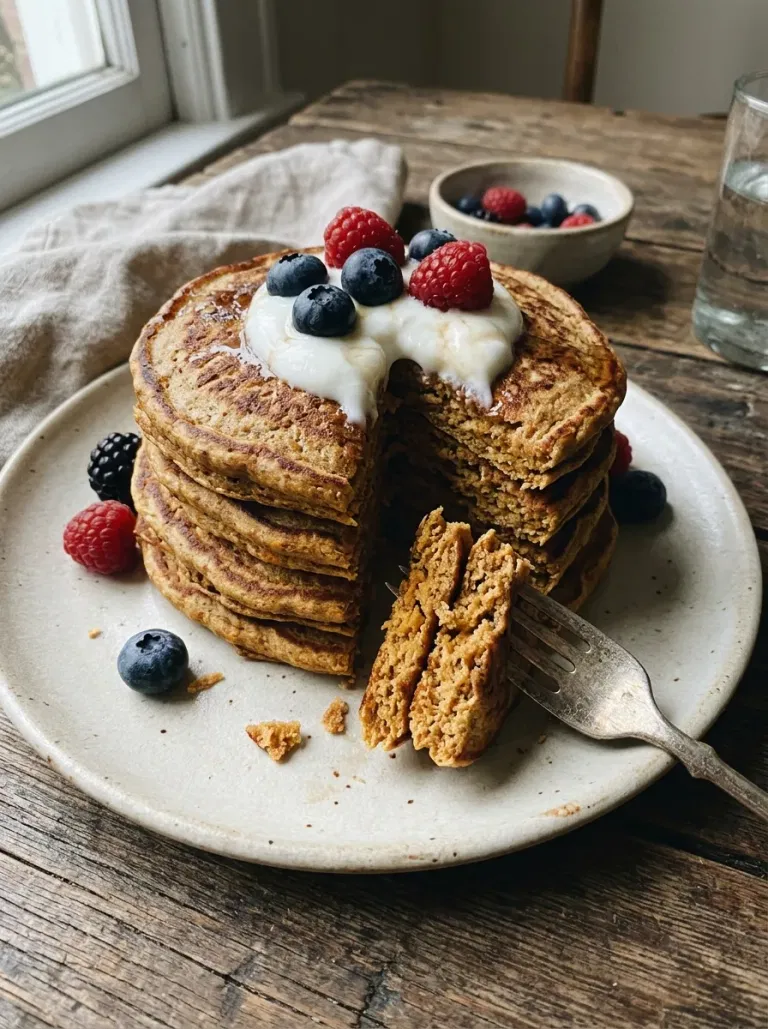 Whole Wheat Pumpkin Pancakes