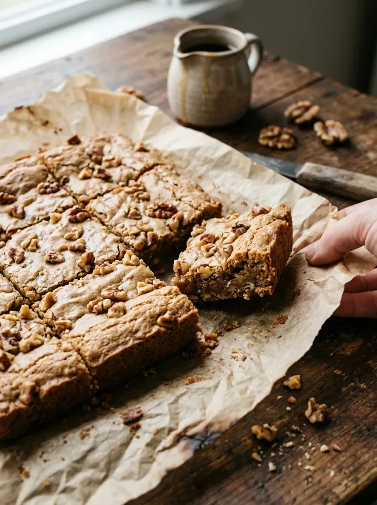 Maple Walnut Blondies