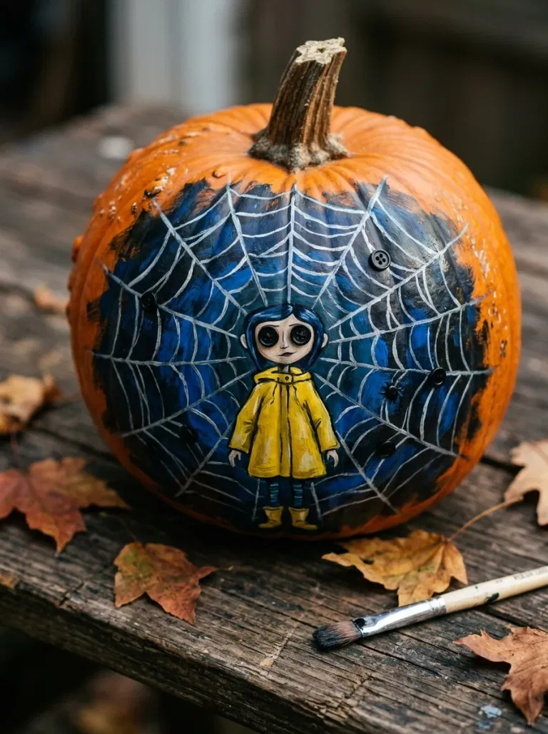 Yellow Raincoat Coraline Portrait