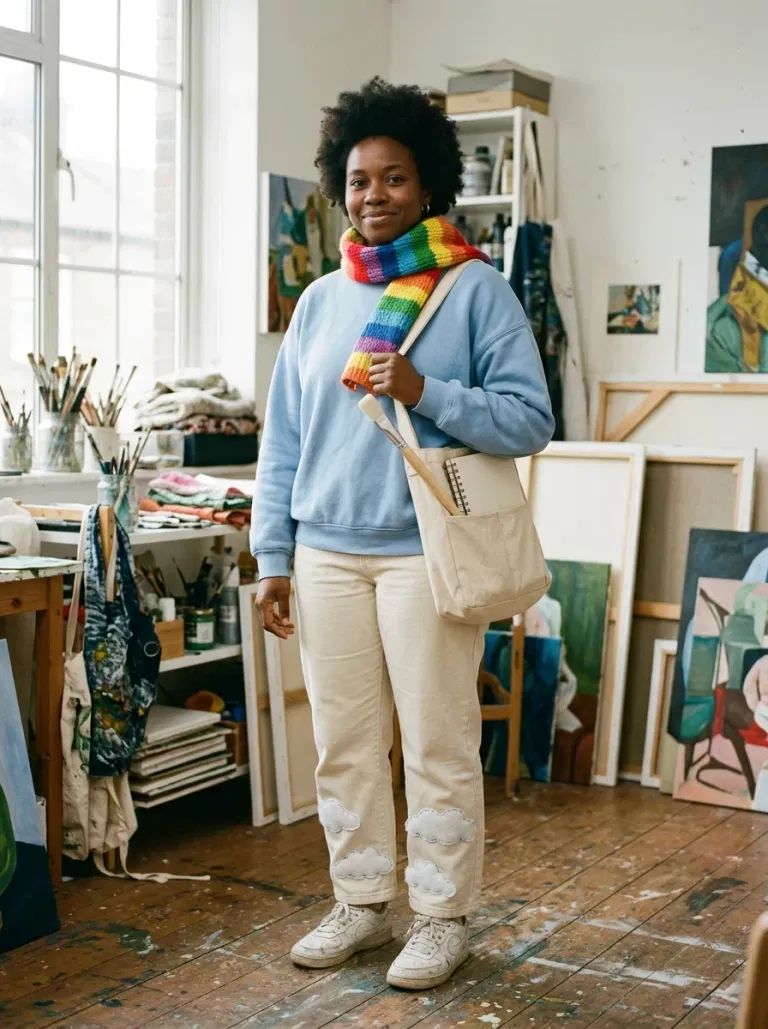 Rainbow Cloud Artist
