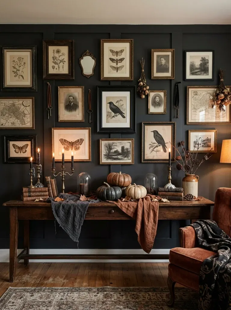 Gothic Gallery Wall