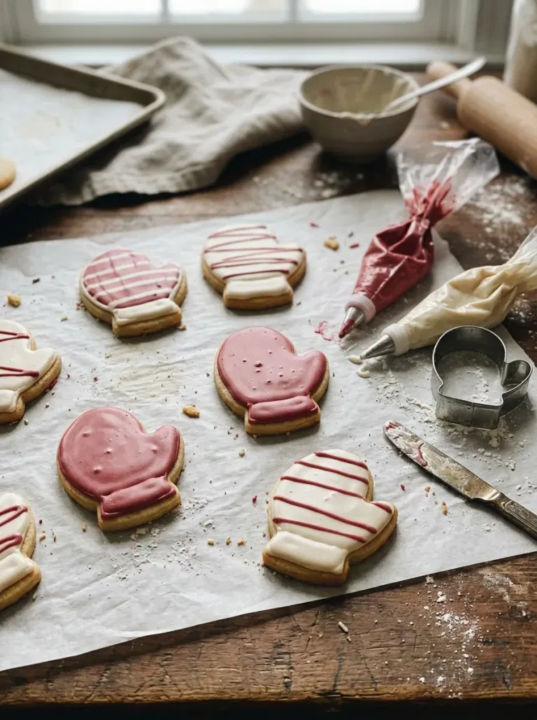 Cozy Mitten Sugar Cookies
