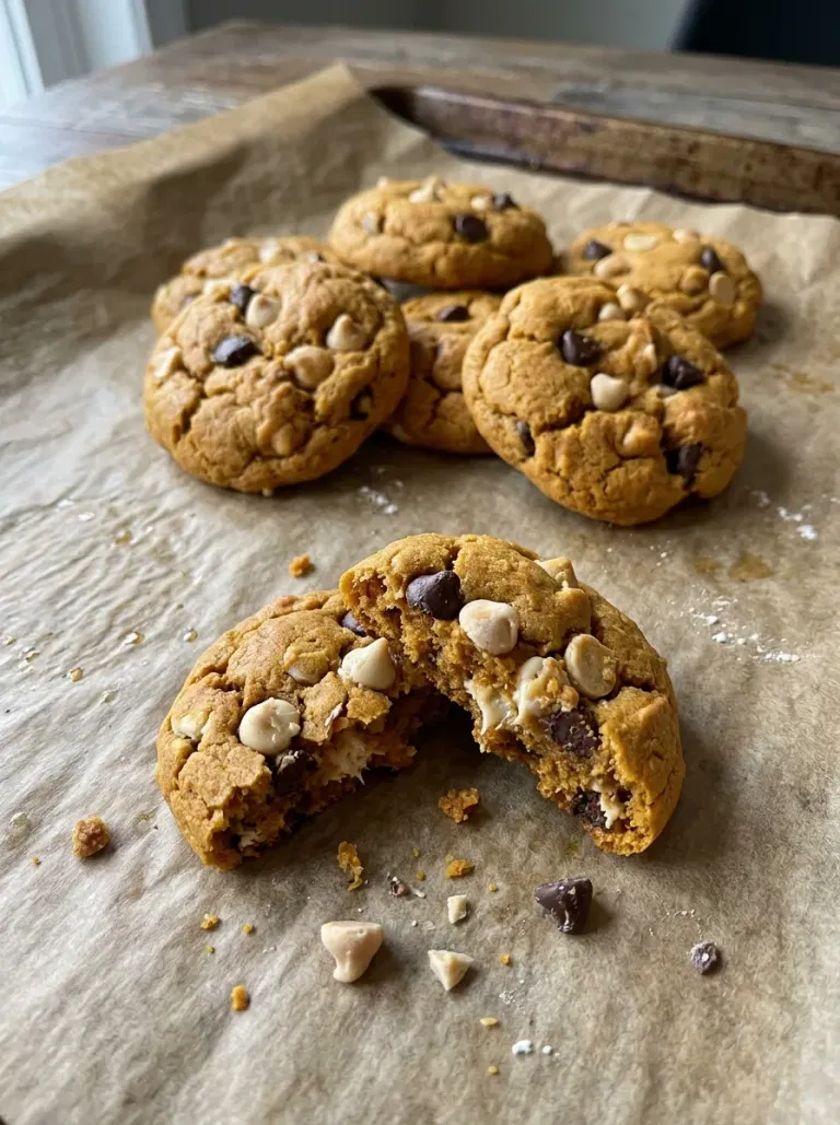 Pumpkin Cream Cheese Chip Cookies