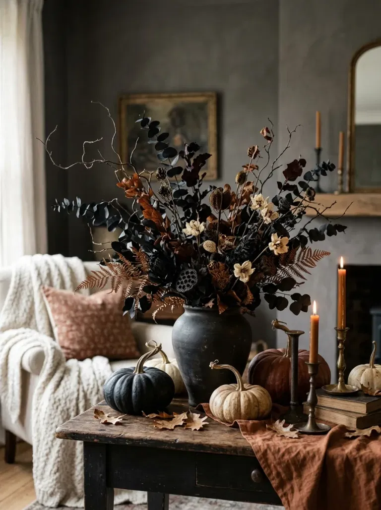 Black Floral Arrangement