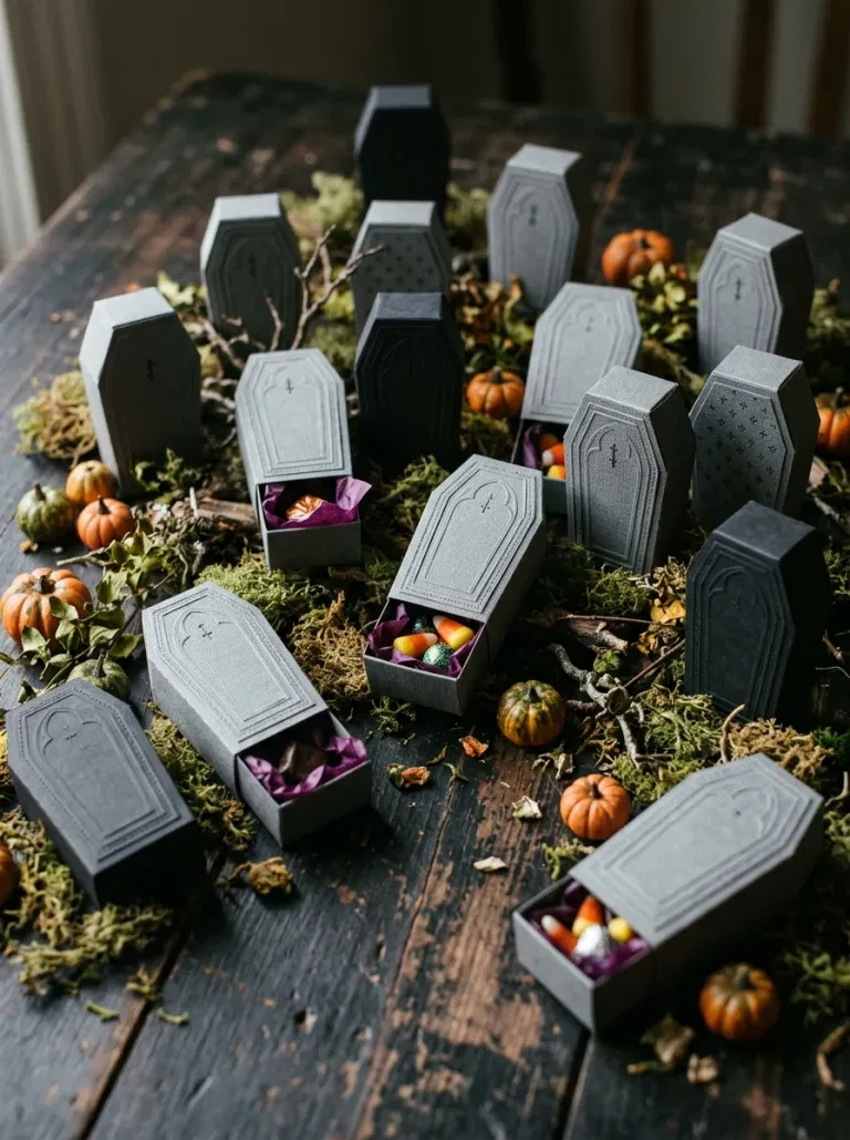 Mini haunted house village Halloween advent calendar