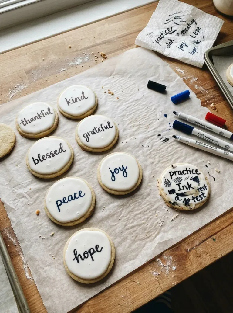 Thankful Message Cookies