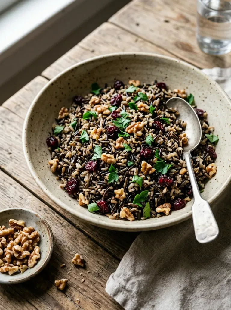 Wild Rice and Cranberry Pilaf
