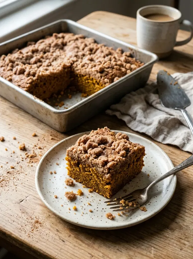 Pumpkin Crumb Coffee Cake