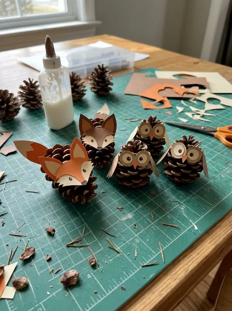 Pinecone Woodland Animals