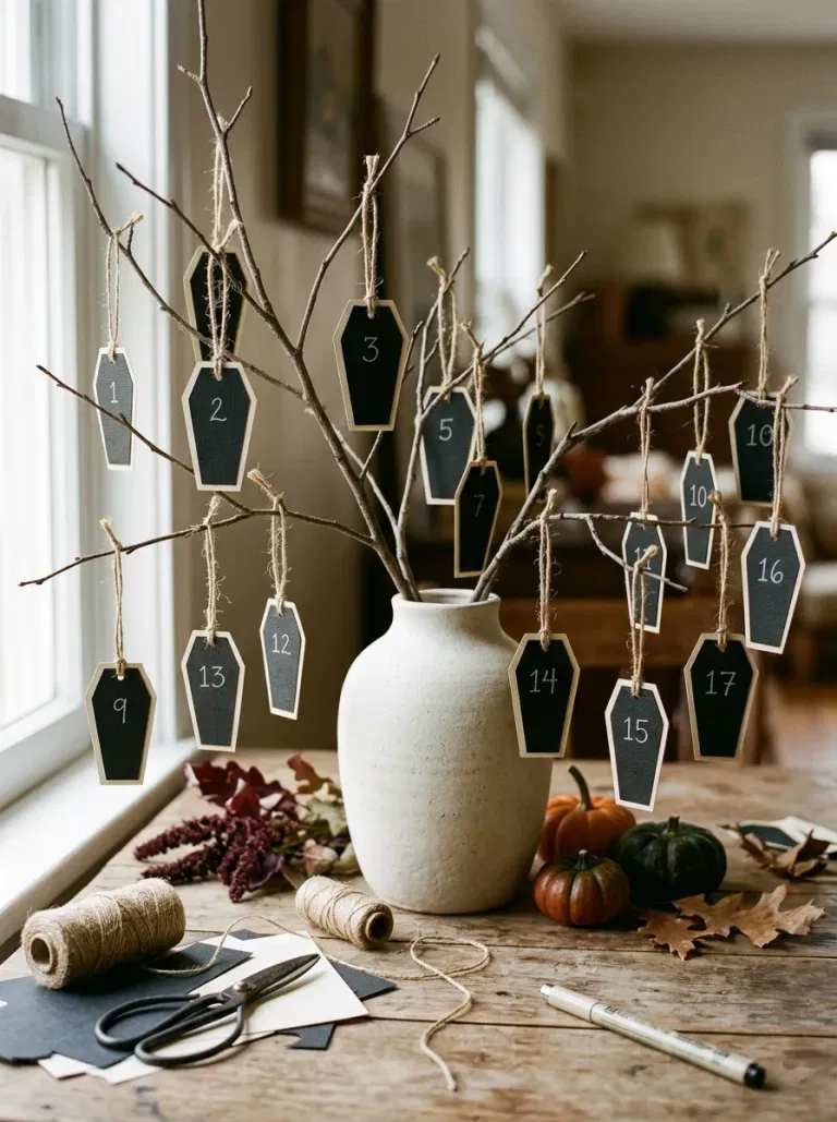 DIY Coffin Gift Tags