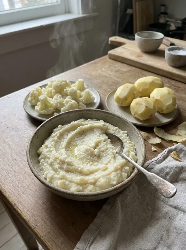 Creamy Cauliflower-Potato Mash