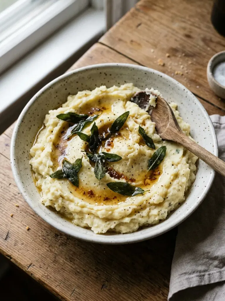 Brown Butter and Crispy Sage Mash